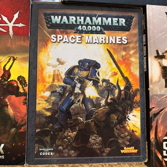 Warhammer 7 Book Lot 40K Codex Space Marine Warcry Core Book Orcs Goblins Sigmar - Picture 8 of 14